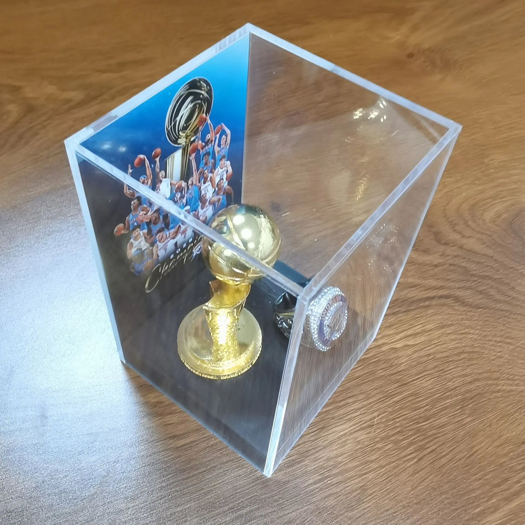 2025 Latest National Basketball Championship Trophy Set, Beautiful Display Box, Perfect Sports Award Replica, Ideal Gift for Basketball Lovers, Home and office desktop decorations, Christmas gifts, Halloween gifts, birthday gifts