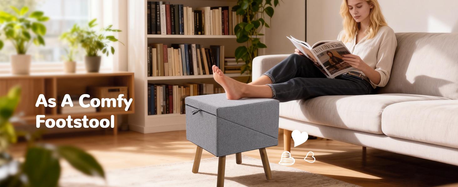 17'' Dog Stairs Ramp for Couch | Wooden Ottoman Ramp for Sofa or Short Bed | for Senior,Small, Medium Dogs, Dachshund | 2-in-1 Convertible Home Step Stool with Wood Foot 17'' Dog Stairs Ramp for Couch | Wooden Ottoman Ramp for Sofa or Short Bed | for Senior,Small, Medium Dogs, Dachshund | 2-in-1 Convertible Home Step Stool with Wood Foot