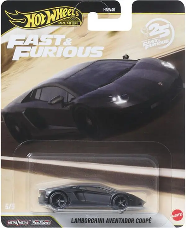 Hot Wheels Premium Lamborghini Aventador Coupe  [COLLECTIBLES] Toy Car, Collectible