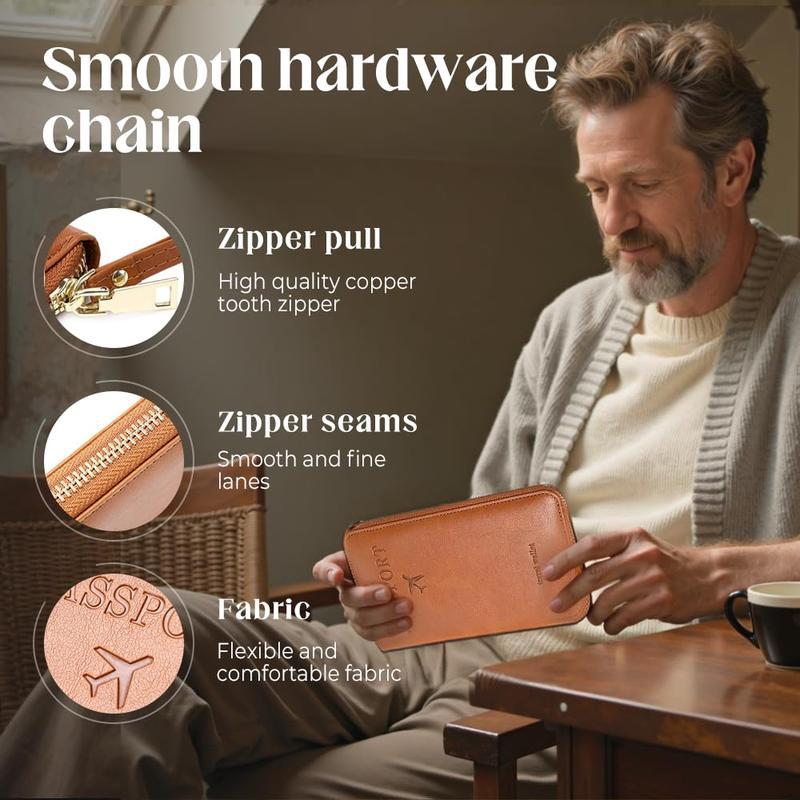 Simple Plain Passport Cases, Multi-functional Zipper Travel Card Holder, RFID Blocking Card Holder, Fashion Travel Accessories, Travel Essentials Simple Plain Passport Cases, Multi-functional Zipper Travel Card Holder, RFID Blocking Card Holder, Fashion Travel Accessories, Travel Essentials