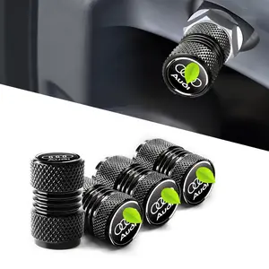 For Audi - Aluminum Alloy Car Tire Valve Stem - Valve Cap - Suitable for Cars, Motorcycles, Trucks, Bicycles - Universal Type - Auto Parts - Essential Vehicle Maintenance Tool