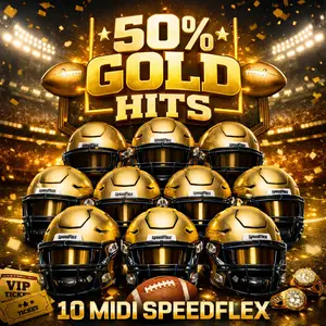 (10) BS Collectibles Midi Speedflex Helmets! 50% Gold Bags! Pick Your Team