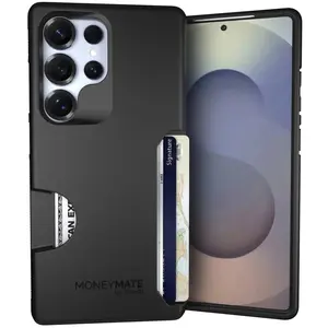 For Galaxy S25/S26 Series: Scooch Moneymate Slim Wallet Case with Card Holder (Up to 4 Cards and Cash), Protective and Shockproof for Up to 10-Foot Falls, Military Grade Protection