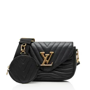 Pre-owned Louis Vuitton Calfskin Clutches & Wristlets New Wave Multi Pochette Accessoires