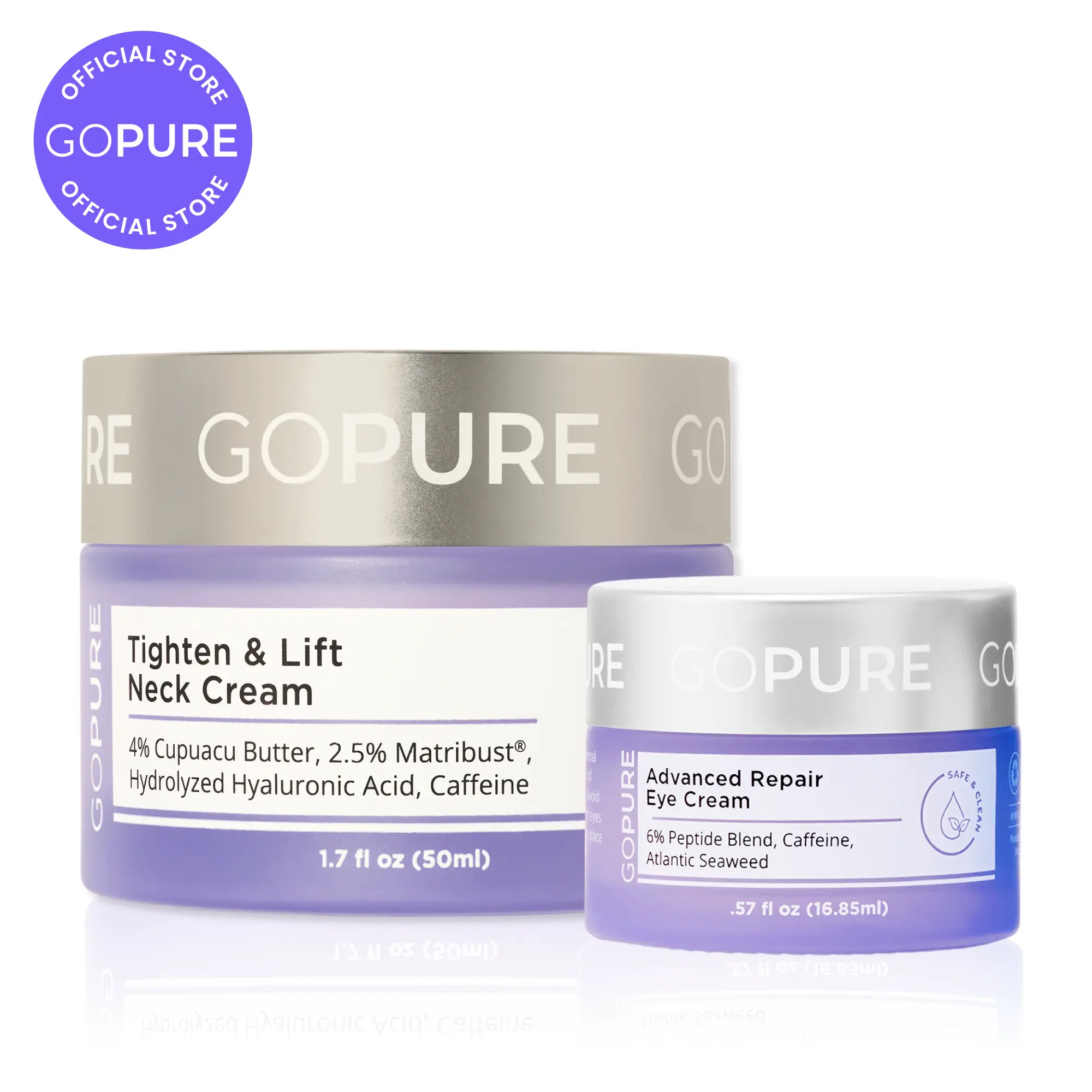 GOPURE Pure Renewal Duo - Neck Cream and Eye Cream Body Care Cosmetic