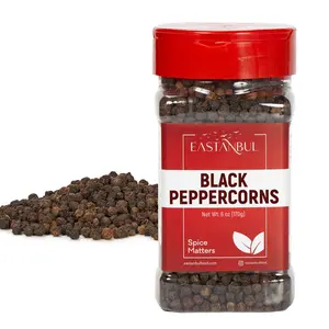 Eastanbul Black Peppercorns Whole, Whole Peppercorns for Grinder Refill,6oz