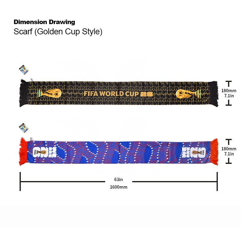 Officially licensed FIFA scarf,  polyester material, soft and comfortable, perfect Valentine's Day gift, shop now, unisex design.