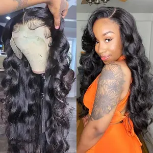 Bling Hair 13x4 13x6 Body Wave 180 Density Human Hair Wigs Lace Front Human Hair Wig Pre Plucked With Baby Hair For Women summerwins