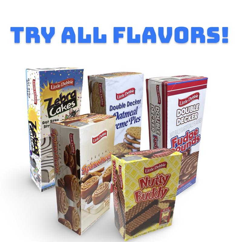 Little Debbie Extra-Large Sized Cosmic Brownies, 4 oz., 6 Count | 3 Pack (Total 18 Brownies)