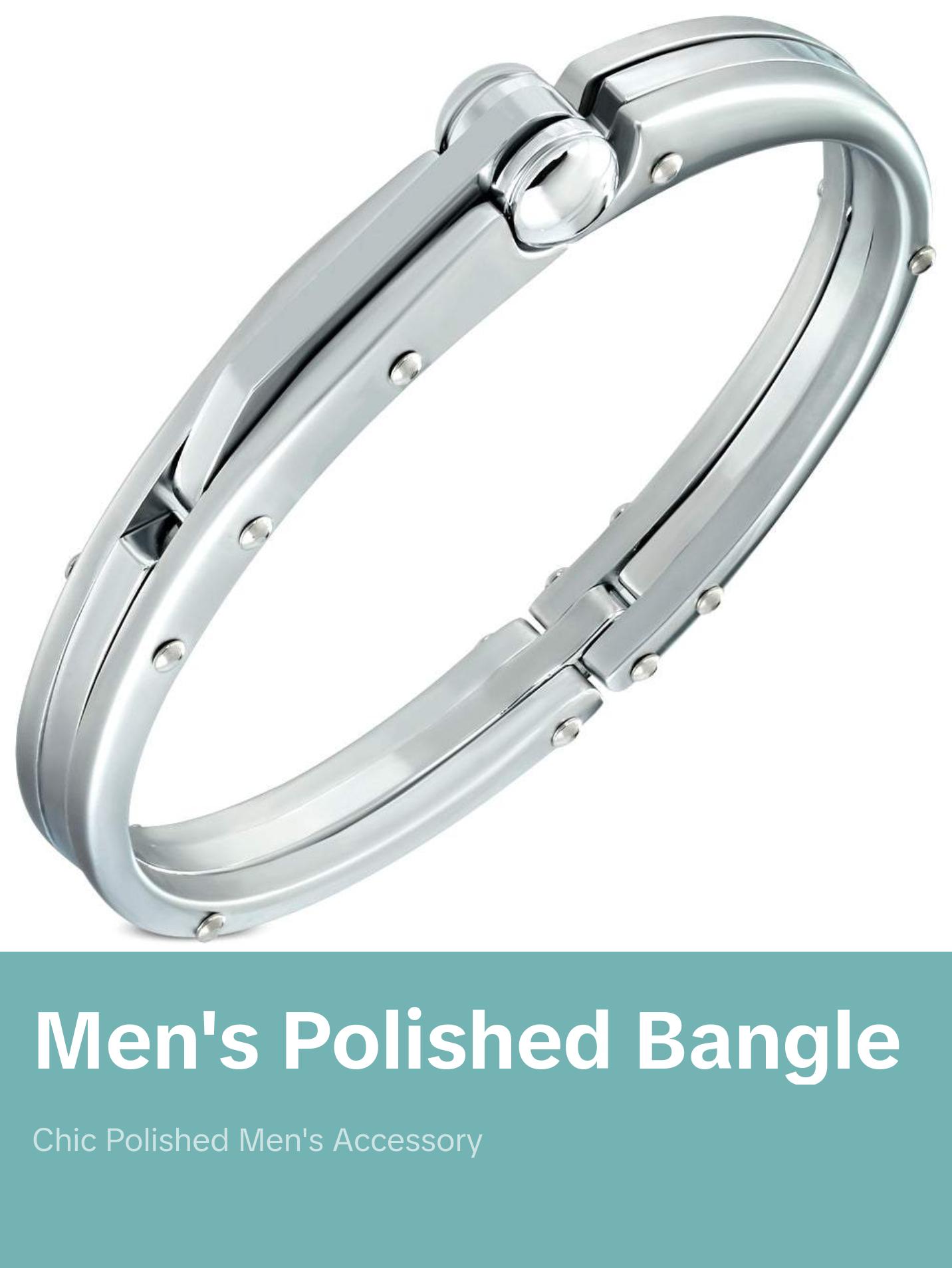 Polished Handcuff Bracelet
