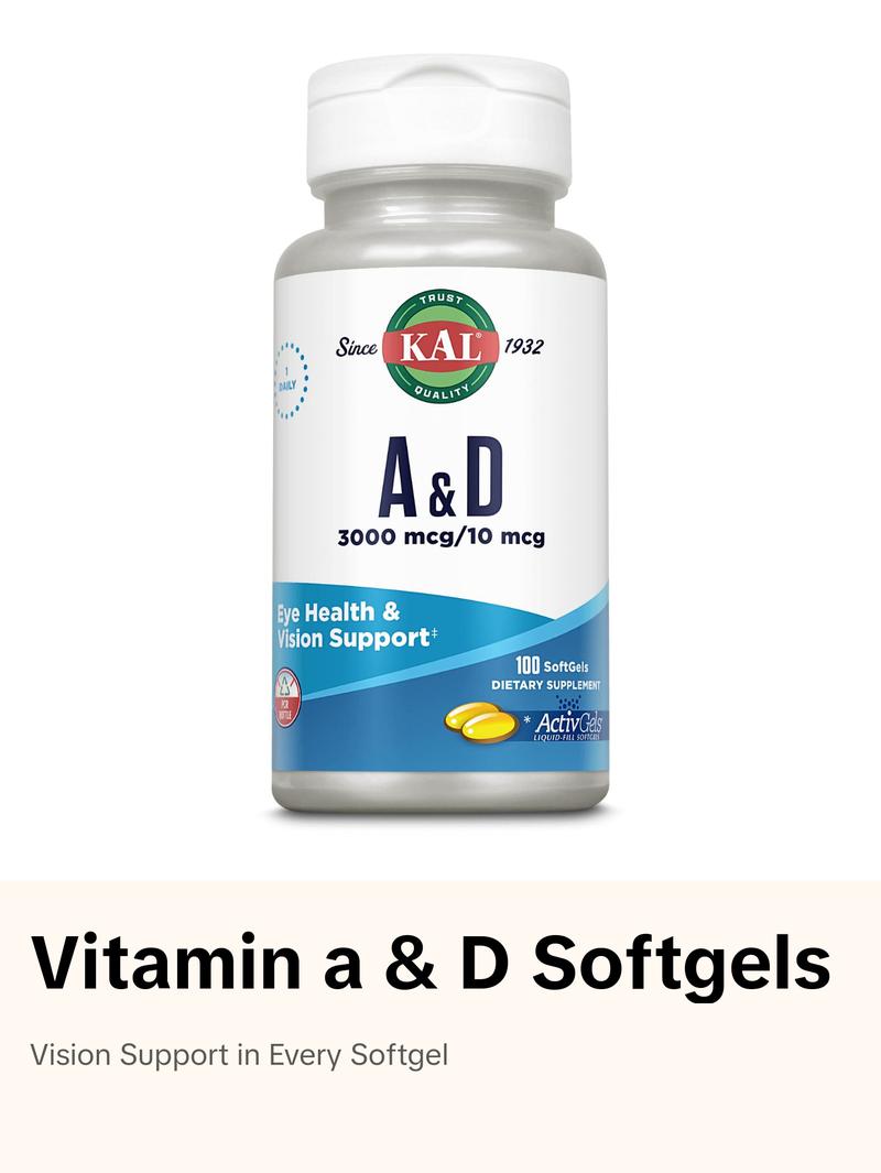 Vitamin A & D ActivGels™ Softgels