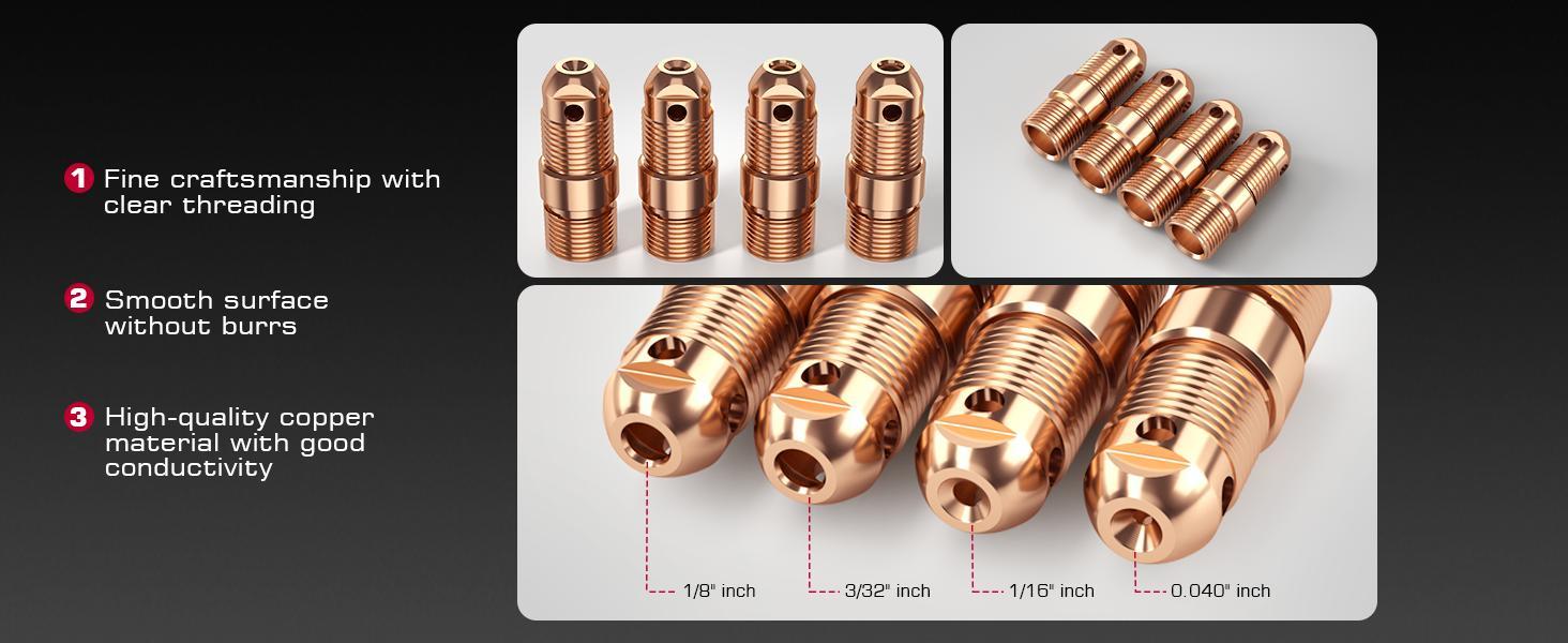 ARCCAPTAIN TIG Welding Torch Accessories kit 71 Pcs Alumina Nozzle Collets Body Stubby Gas Lens #12 Glass Cup consumables Kit For WP-17/18/26-Black ARCCAPTAIN TIG Welding Torch Accessories kit 71 Pcs Alumina Nozzle Collets Body Stubby Gas Lens #12 Glass Cup consumables Kit For WP-17/18/26-Black