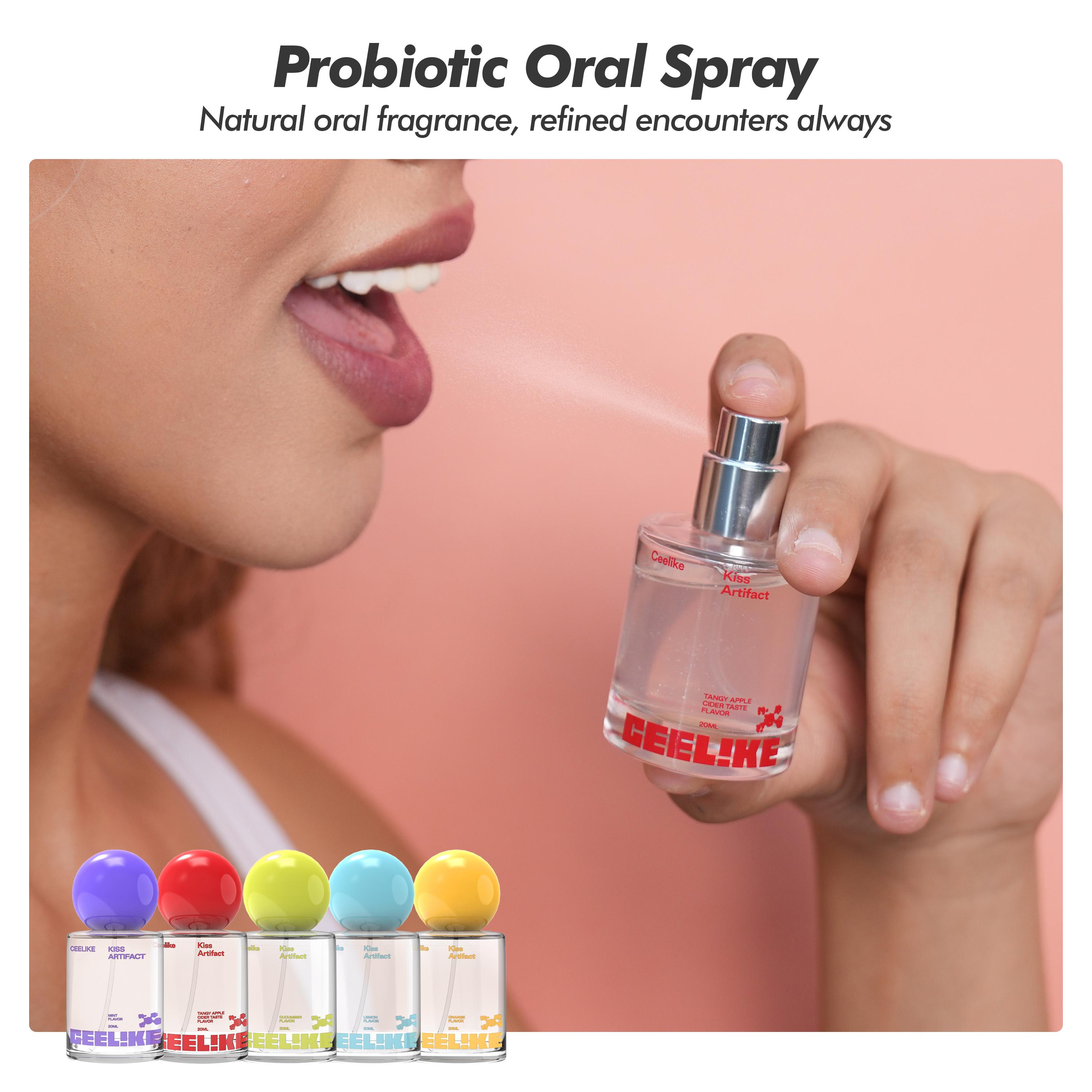 Buy 2 Get 2 Free! CEELIKE Probiotic Oral Spray | 20ml Long-Lasting Freshness & Oral Care | Portable, Sugar-Free, Everyday Essential