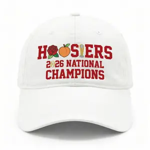 lndi4na Ch4mpions 2026 Washed Cap, Trendy Tr0phy Hat, Unisex Clothing For H00siers