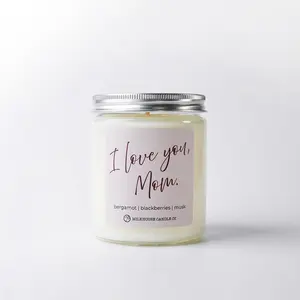 I Love You Mom | 7oz Classic Candle | Mother's Day Exclusive | Milkhouse Candle Company | holiday candle