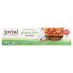Jovial Organic Brown Rice Pasta, Bucatini, 10 oz (283 g)