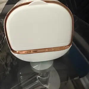 Soap Dish with Drain Box, Wall Mounted Soap Holder for Shower, Keeps Soap Dry, Waterproof Soap Box with Flip Lid for Shower, Punch Free Soap Bar Holder, Drain Tray