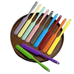1PC Silicone Food Scraper Spatula | Non-Stick Heat Resistant Kitchen Scraper | Baking Cake Cream Butter Spreader | Dough Scraper Kitchen Baking Tool