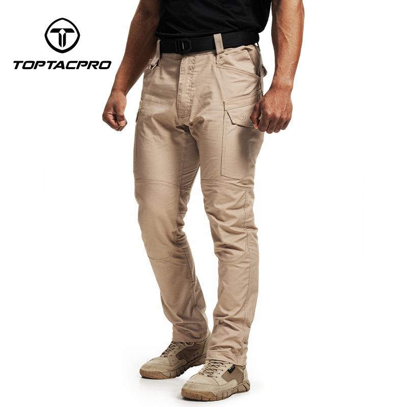 TOPTACPRO Men's Tactica Cargo Pants Elastic Ripstop Pants Soft Fabric EDC Work Sport Pants Sweatpantsmen 8202 TOPTACPRO Men's Tactica Cargo Pants Elastic Ripstop Pants Soft Fabric EDC Work Sport Pants Sweatpantsmen 8202
