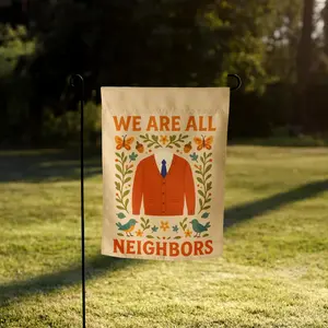 Inclusivity Garden Flag, Welcome Neighborhood Yard Flag, Community Flag Gift, Inclusive Welcome Sign Flag, Small Welcome Flag