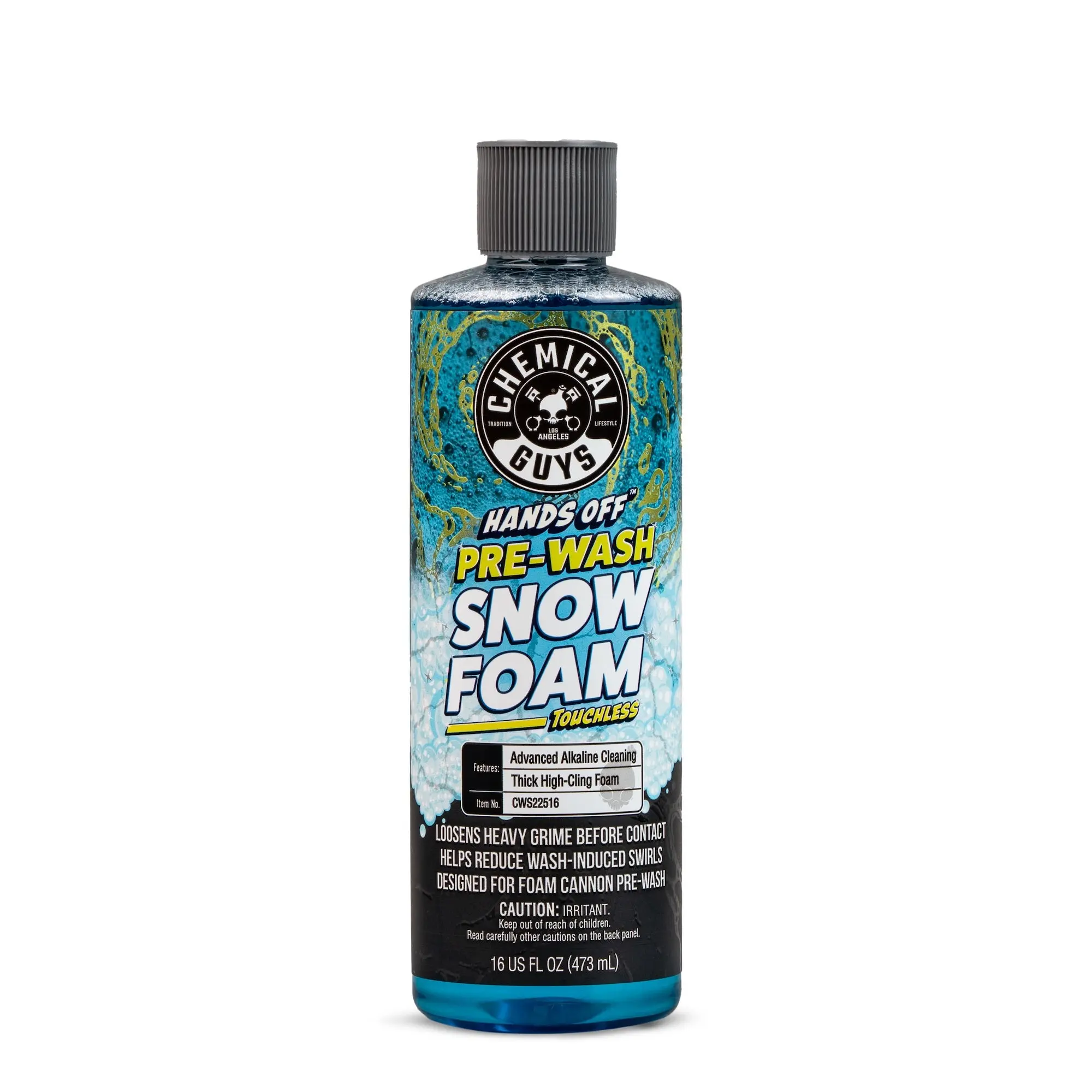 Chemical Guys Snow Foam Pre-Wash – Touchless Car Wash Soap for Foam Cannon | Breaks Down Dirt, Bugs & Road Grime Before You Wash, Safe for Ceramic & PPF