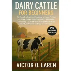 DAIRY CATTLE: The Complete Beginner’s Roadmap to Expert Pet Care, Nutritious Feeding, Breeding Mastery, Thoughtful Grooming, Optimal Habitat ... Health, and Proven Lifelong Care Strategies Paperback – October 23, 2025