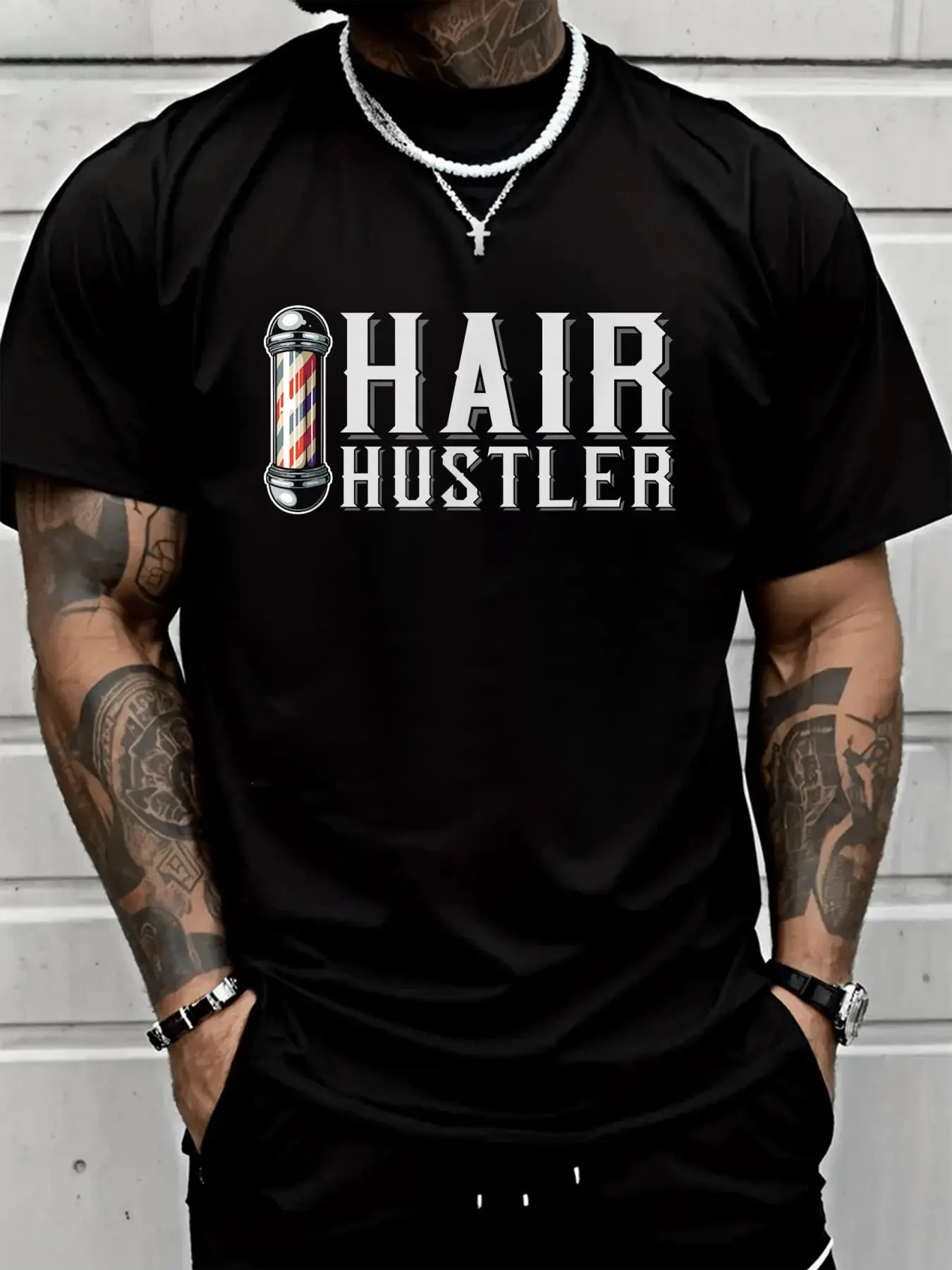 Unisex 100% Cotton Barber/Hairdresser/Barber Shop T-Shirt – Printed Graphic Tee for Sport Lovers