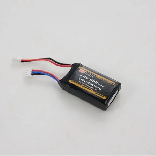 FMS Hobby Rechargeable Lithium Replacement Battery - 2S 7.4V 900mAh 2 Cells, Electric Remote Control Toy Accessory for FCX18 Land Cruiser 80