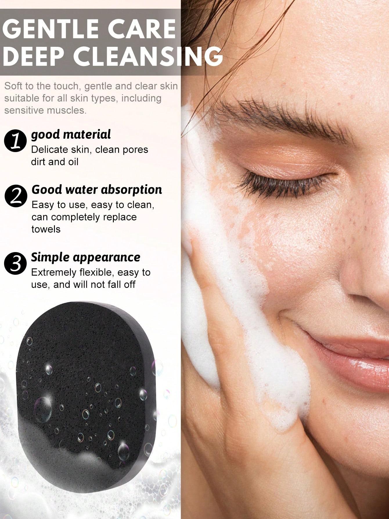 57pcs Makeup Brush & Sponge Full Kit | 30 Brushes + 4 Sponges + 4 Finger Puffs + 4 Triangle Puffs + 4 Mini Sponges + 2 Facial Cleansing Sponges + 8 Powder Puffs (4 Star/4 Teardrop) + 1 Brush Cleaner Bowl