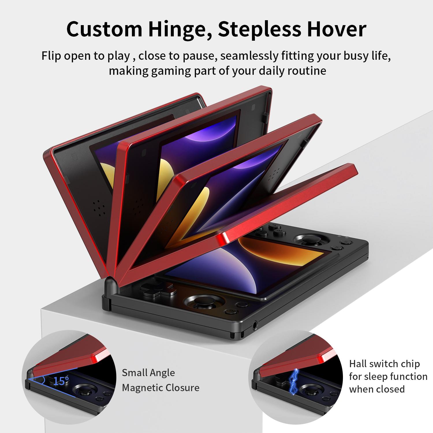 ANBERNIC RG DS Handheld Game Console 4" IPS Dual Screen Android 4000mAh RGDS Flip Video Games Player Retro Dual-screen Flip-Style Gaming Console #SummerVibes ANBERNIC RG DS Handheld Game Console 4" IPS Dual Screen Android 4000mAh RGDS Flip Video Games Player Retro Dual-screen Flip-Style Gaming Console #SummerVibes