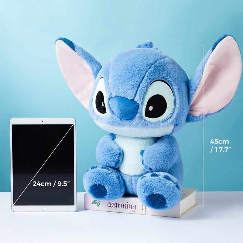 【New Year's gift】MINISO Disney Basic Series Medium Sitting Doll - Stitch – Cute Lilo & Stitch Alien,Perfect for Kids,Disney Fans & Room Decor，Halloween gift