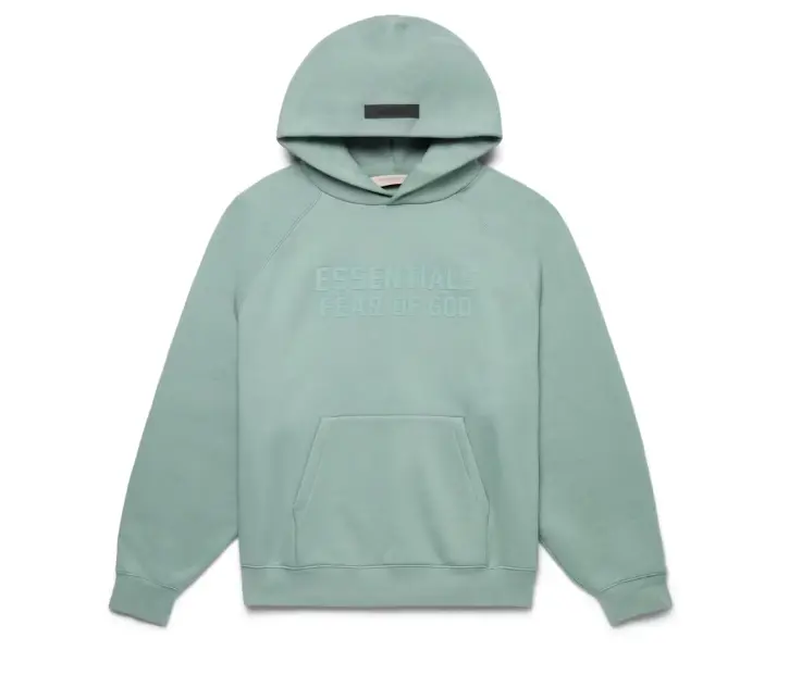 Men's Casual Pullover Hoodie in Sycamore, a Long Sleeve Relaxed Fit for Streetwear, Size L, Style 192bt222051f, Everyday Wear
