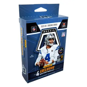 (LIVE OPEN) 2025 Mosaic Football Hanger Box (Red Scope Parallels)