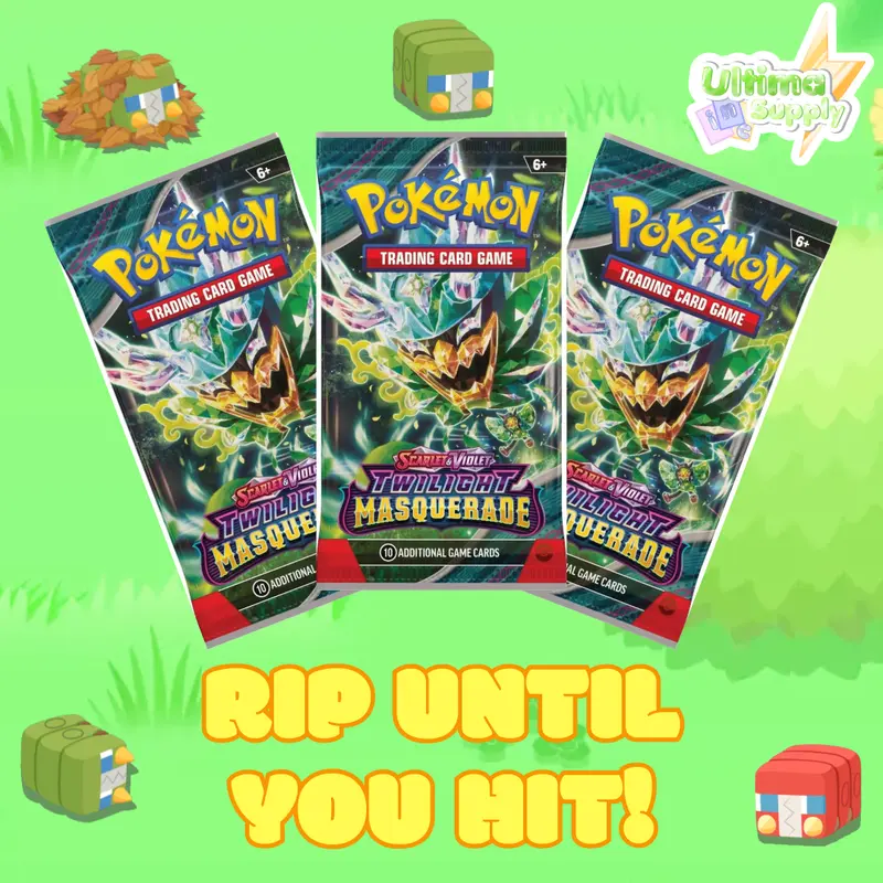 pokemon tcg twilight masquerade booster box sv06 Pokemon TCG: SV06 Twilight Masquerade [TWM] – Vault Cards TCG main image 1