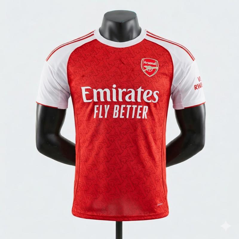 Arsenal FC 2025/26 Home Player Version Soccer Jersey Match Fit Performance Shirt