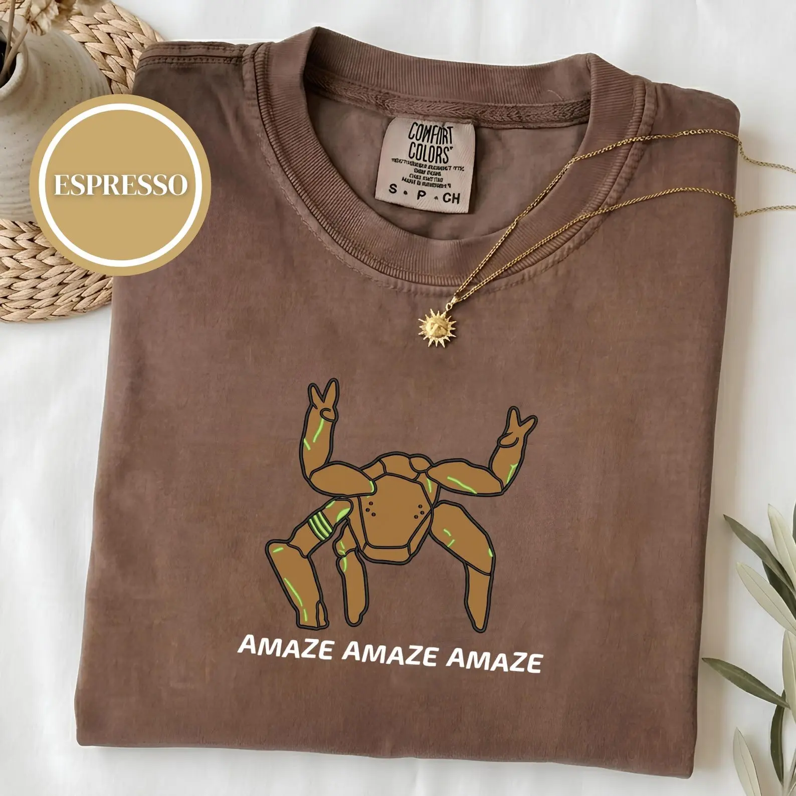 Amaze Amaze Amaze Shirt - Funny Sci-Fi Quote Space Graphic Tee, Scientific Tee Shirt, Nerd Gift for Dad, Nerd Gift for Him
