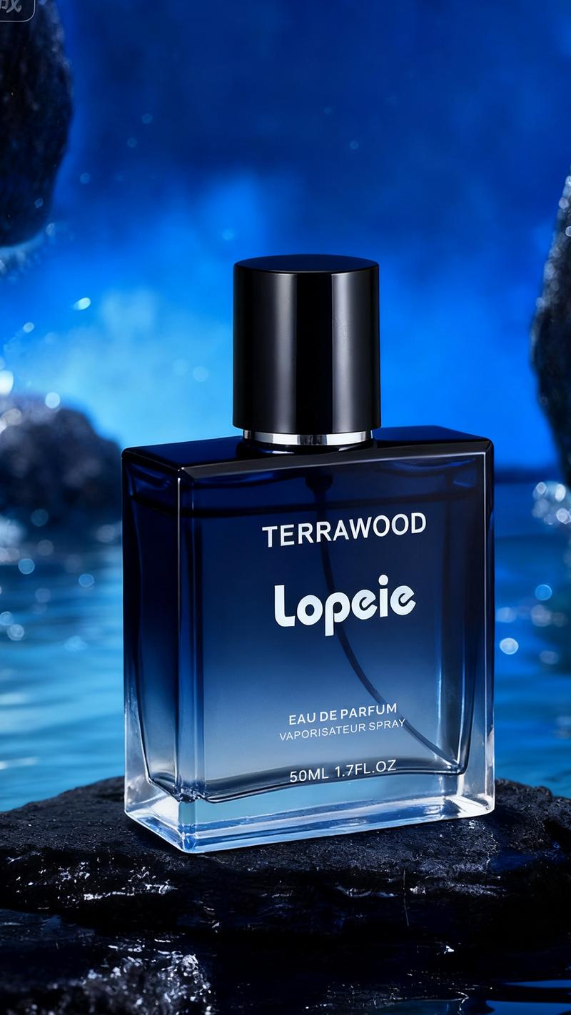Lopeie Aqua Sport Men's Cologne - Upgraded Fresh Citrus Marine Scent, Long-Lasting Clean Fragrance, Ideal for Everyday Wear, 50ML Eau de Parfum