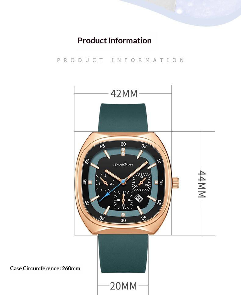 Elegant and high-quality quartz watch suitable for both men and women, with a multifunctional luminous dial, calendar, second hand, waterproof function, suitable for various occasions, super fast logistics, perfect Christmas gift