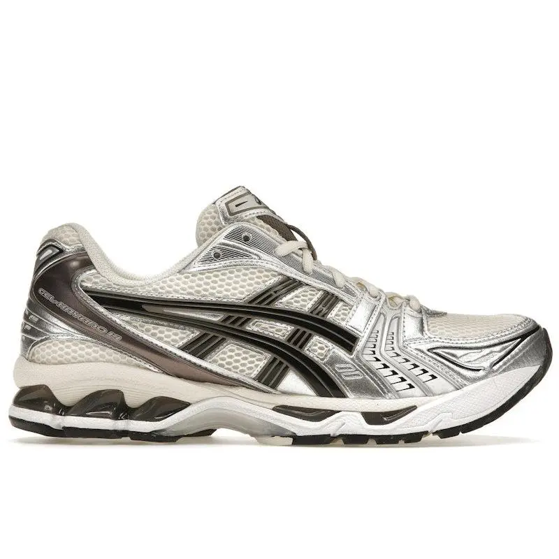 ASICS Men's Gel-Kayano 14 Cream Black Metallic Plum Running Shoes, from StockX