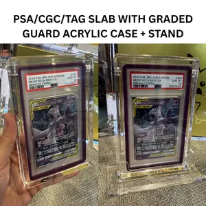 PSA/CGC/TAG SLAB (WITH GRADED GUARD) ACRYLIC CASE WITH STAND