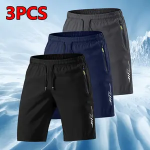 A men’s summer shorts set you can’t live without—3-pack! Ultra-lightweight and breathable, zippered pocket design, available in multiple colors — suitable for both sports and casual wear, a great gift choice gym enthusiast