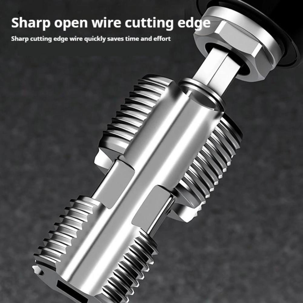 Water Pipe Threading Tool Pipe Thread Cutting Tool 1/2'' 3/4'' PVC Pipe Thread Cutting Tool, Upgrade Pipe Thread Cutting Tool for Plumbing DIY Repairs