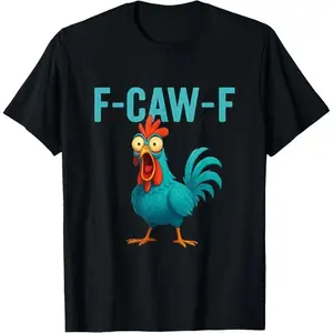 Funny Rooster Chicken Farm Animal Humor Bird Lovers T-Shirt ,Washed Cotton Tee