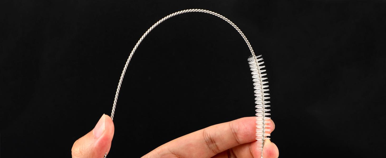 10 Pieces Stainless Steel Straw Cleaner Brush Set (10 & 12 Inch) - Extra Long for Tumbler, Water Bottle, Tubes, Sippy Cup 10 Pieces Stainless Steel Straw Cleaner Brush Set (10 & 12 Inch) - Extra Long for Tumbler, Water Bottle, Tubes, Sippy Cup