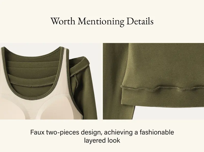 Women's layering top detail image