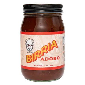 Tio Pelon's Birria Adobo Sauce - Traditional Mexican Flavor with Rich Chile Broth for Tacos & Quesabirria - Ready-to-Use Sauce for Juicy Seasoned Meat