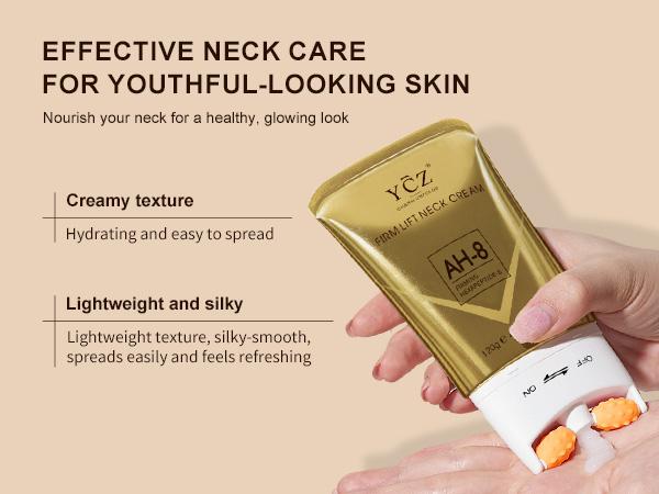 (Upgraded) YCZ Neck Firming Cream with New Formula | Deep Moisturizing for Crepey Skin on Neck, Arms, Thighs & More | Firming & Lifting | Cruelty-Free Skincare (Upgraded) YCZ Neck Firming Cream with New Formula | Deep Moisturizing for Crepey Skin on Neck, Arms, Thighs & More | Firming & Lifting | Cruelty-Free Skincare