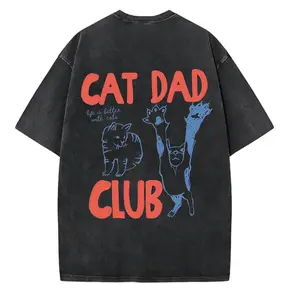 Cat Dad Shirt, Cat Dad Tee, Comfort  Cat Dad Club TShirt, Back Design Tee Funny Cat Shirt, Cat Lover, New Cat Dad Shirt, Pet Parent