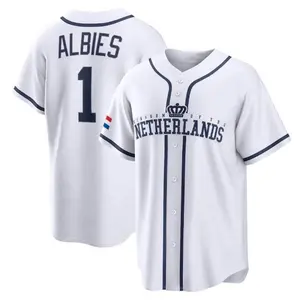Ozzie Albies Jersey,Netherlands 2026 World Baseball Classic,White Limited Stitched Shirt Custom Jersey ManYouth size #Baseball