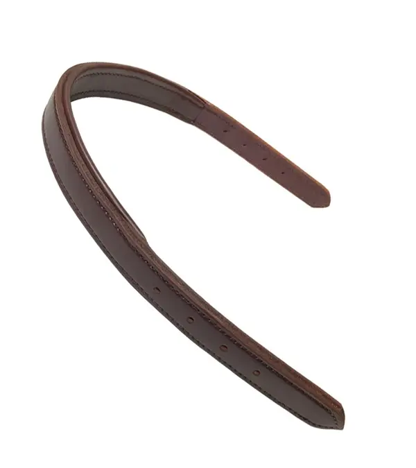 Jacks 1454-BR Padded Leather Halter Crown Strap, Brown